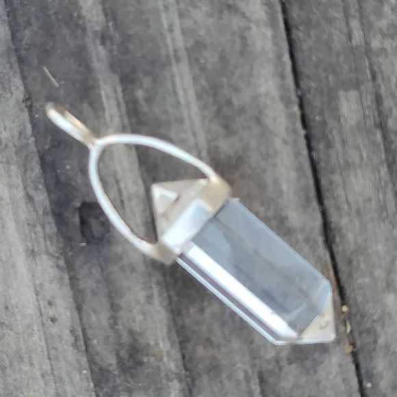 Sterling Silver Quartz Pendant - Picture 5 of 7
